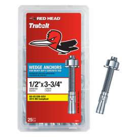 25PK 1/2x3-3/4 Anchor