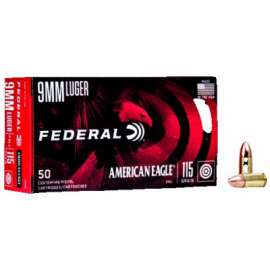 Fed 50RND 9mm PSTL Ammo