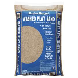 .4CUFT Washed Play Sand