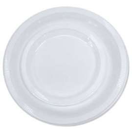 20CT 10" WHT Plas Plate