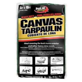 8x10 10OZ GRN Canv Tarp