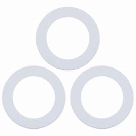 3PK WHT LED Puck Light