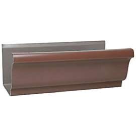 4" BRN STL Gutter