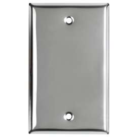 CHR 1G BLNK Wall Plate