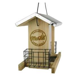Rust Hopper Bird Feeder