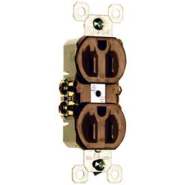 15A BRN STD DPLX Outlet