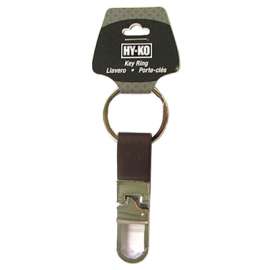 BRN LTHR Key Ring