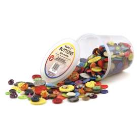 Bucket O'Buttons, Assorted, 16 oz Per Pack, 3 Packs