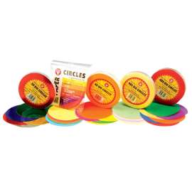 5" Tissue Circles, Primary Colors, 480/pkg