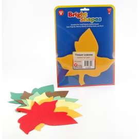 6" Tissue Paper Maple Leaves, 180/pkg