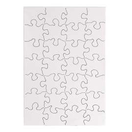 Compoz-A-Puzzle, 5 1/2" x 8" Rectangle, 28 pieces