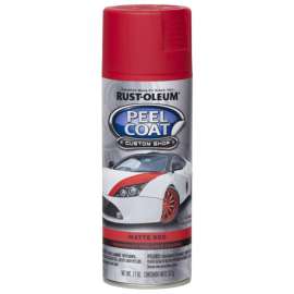 Rust-Oleum Peel Coat Flat/Matte Red Rubber Coating 11 oz