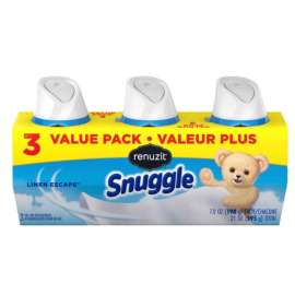 Renuzit Snuggle Linen Escape Scent Air Freshener 7 oz Gel