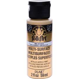 FolkArt Metallic 14K Gold Hobby Paint 2 oz