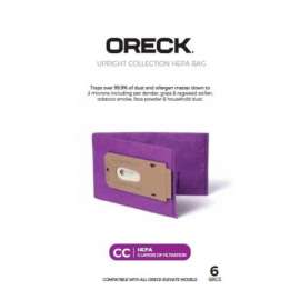 Oreck SaniSeal Vacuum Bag For Oreck Elevate Upright Vacuums with Docking System 6 pk