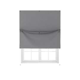 Umbra Nightfall Charcoal Blackout Curtains 51 in. W X 72 in. L