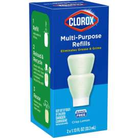 Clorox Crisp Lemon Scent Concentrated All Purpose Cleaner Refill Liquid 1.13 oz
