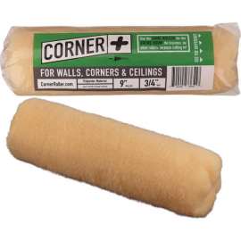 Corner + Roller Polyester 3 in. W X 3/4 in. Paint Roller Cover 1 pk