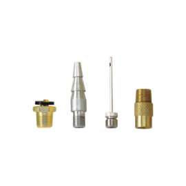 Campbell Hausfeld Brass/Steel Air Blow Gun Inflator Kit 1/4 in. NPT 4 pc