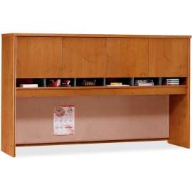Bush Business Furniture Series C72W 4 Door Hutch in Natural Cherry