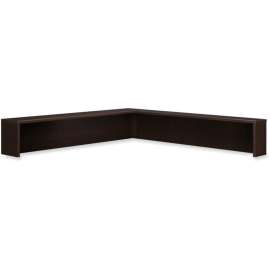 Bush Business Furniture Series C Reception L-Shelf in Mocha Cherry