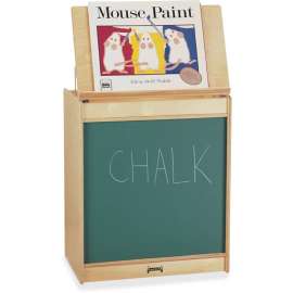 Jonti-Craft Rainbow Accents Big Book Easel Chalkboard