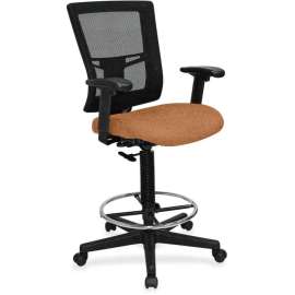 Lorell Stool,Mesh Back/Black Frame