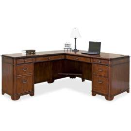 Martin Kensington Desk for Left Hand Facing Return - 3-Drawer