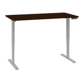 Bush Business Furniture 60W x 30D Height Adjustable Standing Desk Mocha Cherry