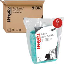 WypAll Power Clean ProScrub Pre-Saturated Wipes