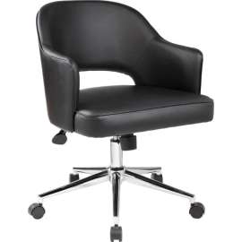 Boss Black Vinyl Task Chair