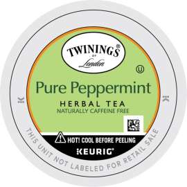 Twinings of London Pure Peppermint Herbal Tea K-Cup
