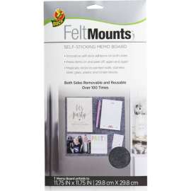 Duck Brand Felt Mounts Self-Sticking Memo Board