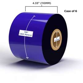 Clover Technologies Thermal Transfer Ribbon - Alternative for Datamax-O'Neil 22917 - Black - 1 Carton