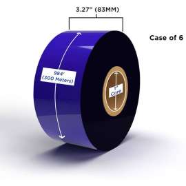 Clover Technologies Thermal Transfer Ribbon - Alternative for Zebra 3200BK08330 - Black - 1 Carton