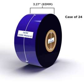 Clover Technologies Thermal Transfer Ribbon - Alternative for Zebra 3200BK08345 - Black - 1 Carton