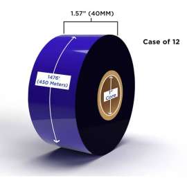 Clover Technologies Thermal Transfer Ribbon - Alternative for Zebra 05555BK04045 - Black - 1 Carton