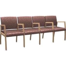 HPFI Axxess 984 Ganged Guest Chairs with Arms