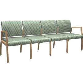 HPFI Axxess 984 End Arms Ganged Guest Chairs