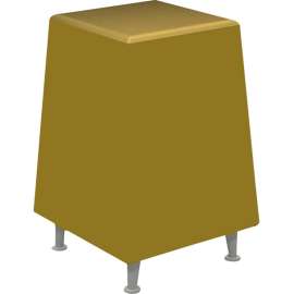 HPFI Angled Leg Tapered Ottoman