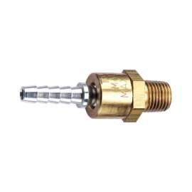 Tru-Flate Brass Air Line Swivel Fitting 1/4 in. Male 1 pc