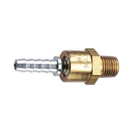 Tru-Flate Brass Air Line Swivel Fitting 1/4 in. Male 1 pc