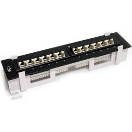 StarTech.com 1U 12 Port Wall Mount Cat5e 110 Patch Panel