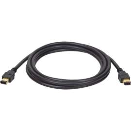 Tripp Lite 6ft IEEE 1394 FireWire Cable 6pin/6pin Gold Plated Connectors 6', (6pin/6pin) 6-ft.