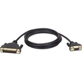 Tripp Lite 6ft AT Serial Modem Cable Gold Connectors DB25M to DB9F M/F 6', (DB25 to DB9 M/F) 6-ft.