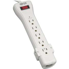 Tripp Lite Surge Protector Power Strip 120V 7 Outlet RJ11 12' Cord 1080 Joules, Receptacles: 7 x NEMA 5-15R, 1080J