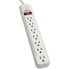 Tripp Lite Surge Protector Power Strip 120V 7 Outlet 6ft Cord 1080 Joules, 7 x NEMA 5-15R, 1800 VA, 1080 J, 120 V AC Input