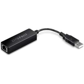 TRENDnet USB 2.0 to Fast Ethernet Adapter, Supports Windows And Mac OS, ASIX AX88772A Chipset, Backwards Compatible With USB 1.0 And 1.0, Full Duplex 200 Mbps Ethernet Speeds, Black, TU2-ET100, USB 2.0 to 10/100 Mbps Ethernet Adapter