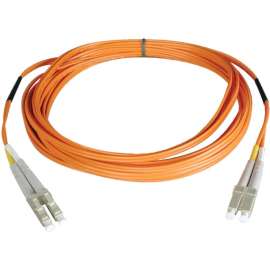 Tripp Lite 1M Duplex Multimode 62.5/125 Fiber Optic Patch Cable LC/LC 3' 3ft 1 Meter, LC, LC, 3.28ft, Orange