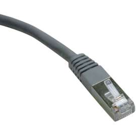 Tripp Lite 25ft Cat6 Gigabit Molded Shielded Patch Cable FTP RJ45 M/M Gray 25', 25ft, 1 x RJ-45 Male, 1 x RJ-45 Male, Gray
